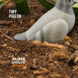 Tiny Pigeon/Dove - Articulated Fidget Toy 3d model