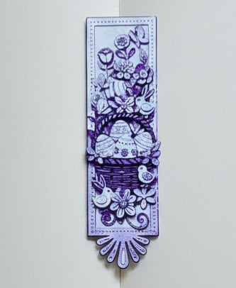 Easter Bookmark - Hueforge - 4 colors 3d model