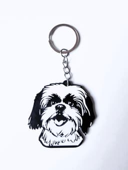 Shih tzu keychain 3d model