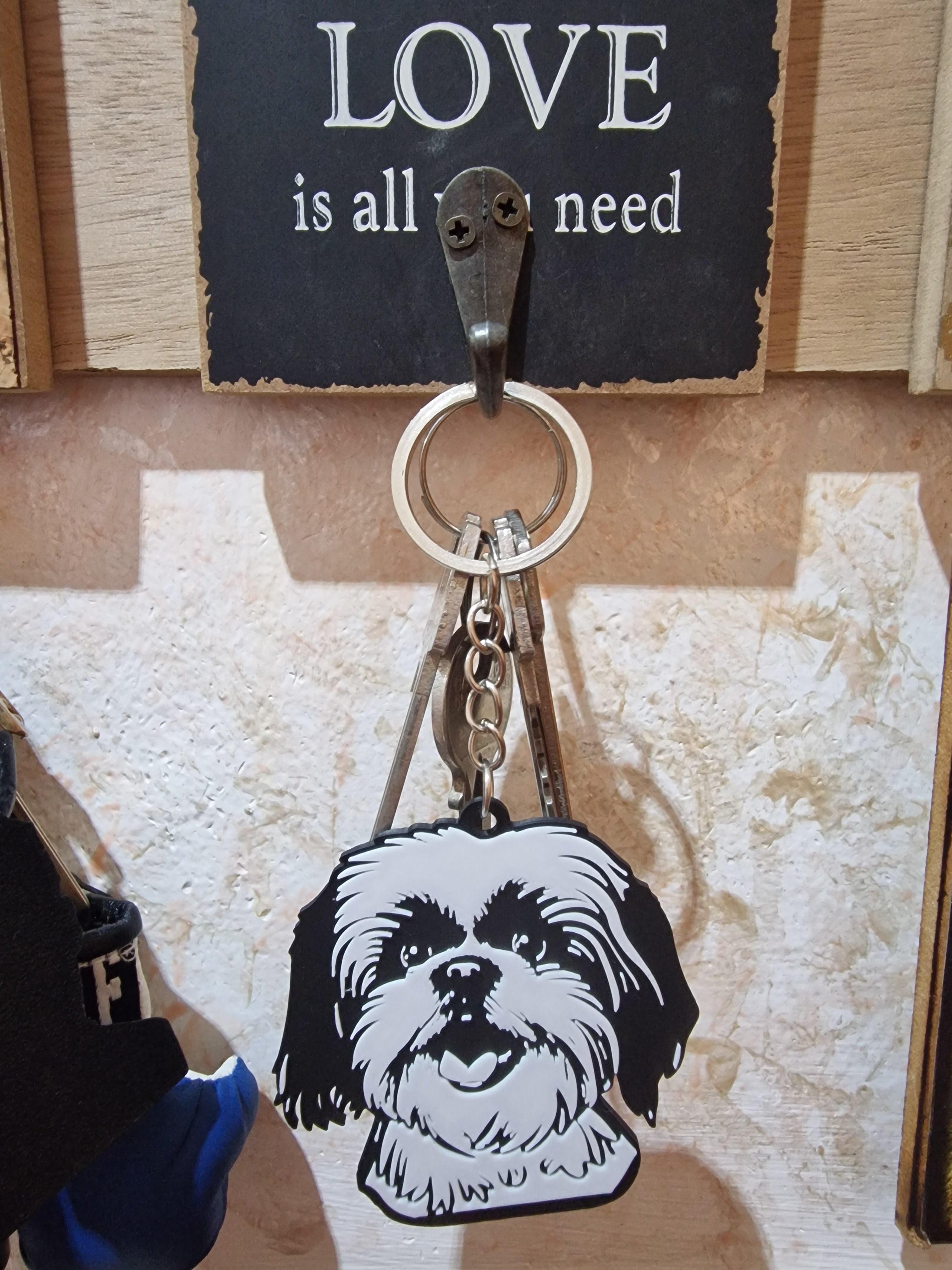 Shih tzu keychain 3d model
