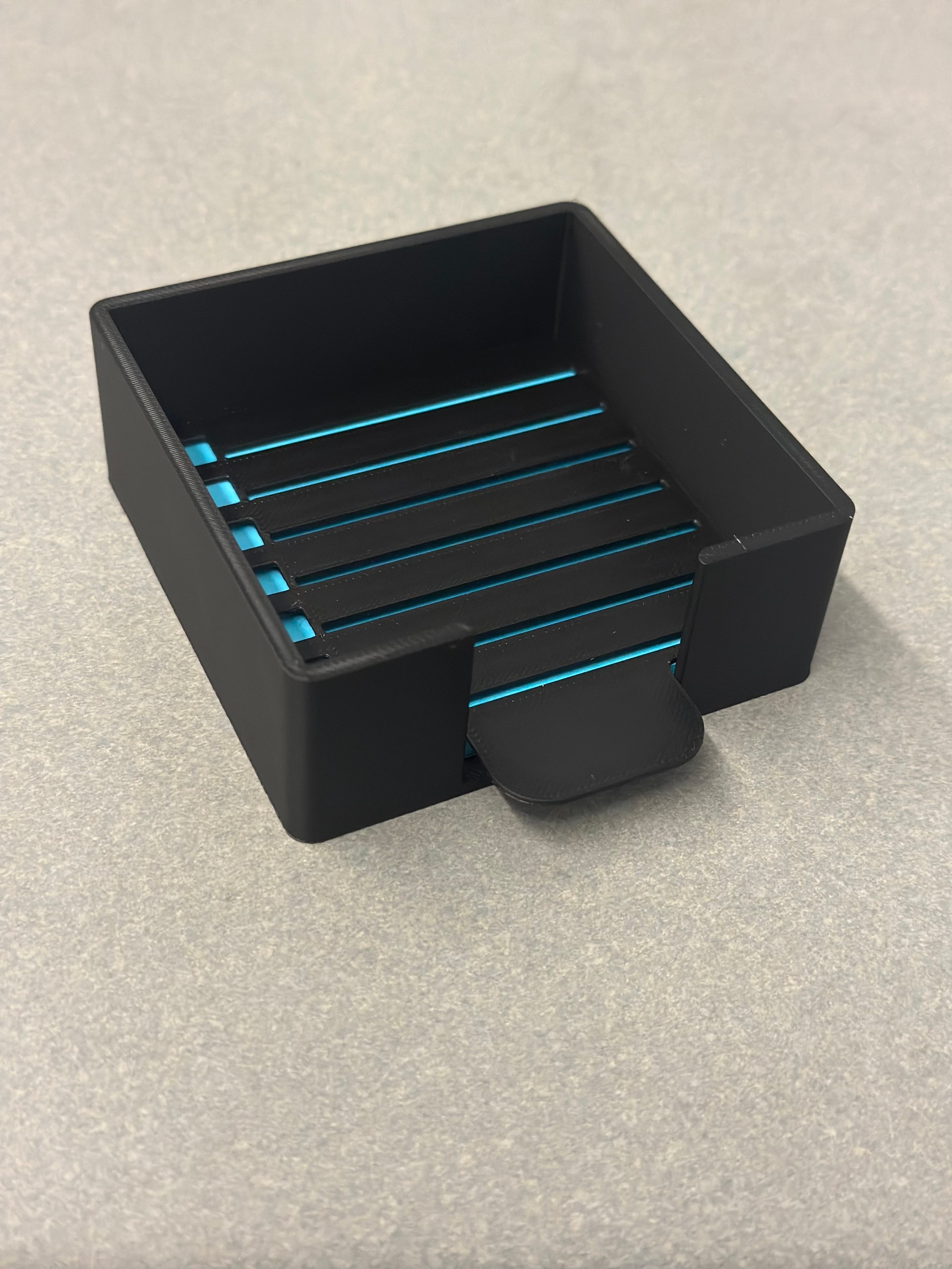 Post-it Notes Checklist Template 3d model