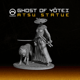 Ghost of Yotei Atsu Statue 3d model