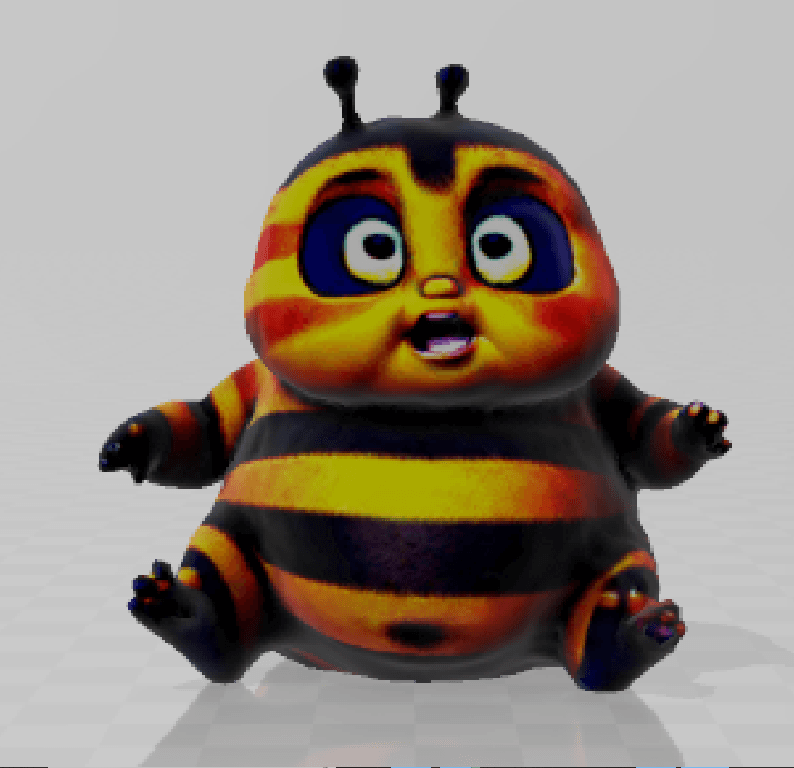 chubby bee brother 1 3d model