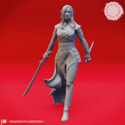 Eclipse of Drow - Tabletop Miniatures (Pre-Supported) 3d model