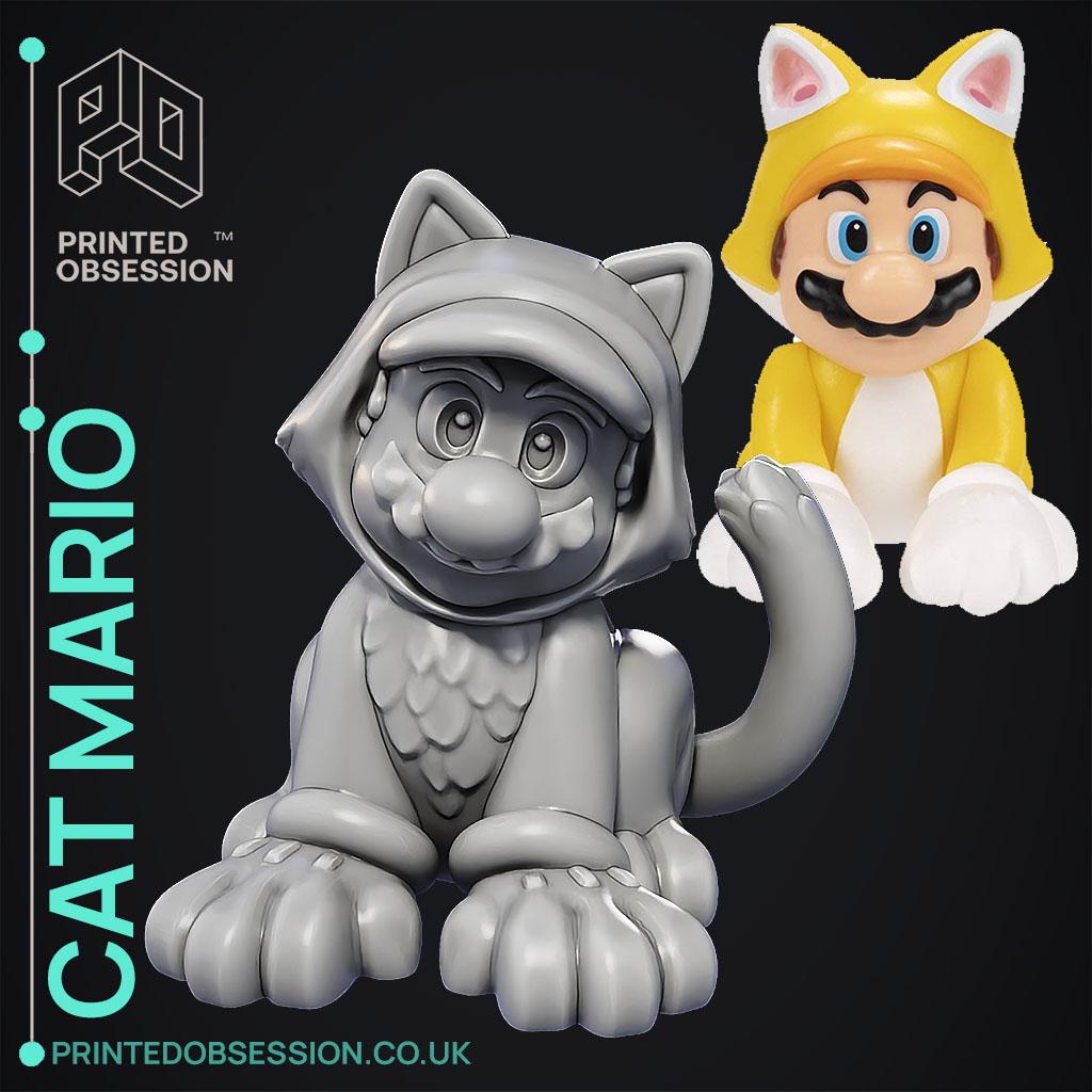 Cat Mario - Super Mario Brothers - Fan Art 3d model