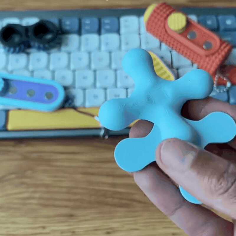 Magnetic Fidget Slider, Smooth Sensory Toy Finger Roller 3d model