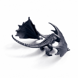 AGRESSIVE DRAGON / GOTHIC DECOR / SHELF SCULPTURE DECOR / MODERN DRAGON SCULPTURE 3d model