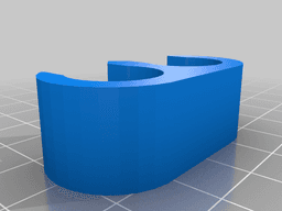 Corsair H100i V2 AIO Pipe/Hose Spacer and Separator 3d model