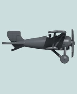 1:144 Siemens-Schuckert D.III 3d model