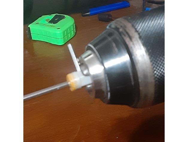 2.5mm allen key holder for drill 3d model