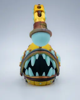 Articulated Steampunk Angler Fish _Body_.stl 3d model