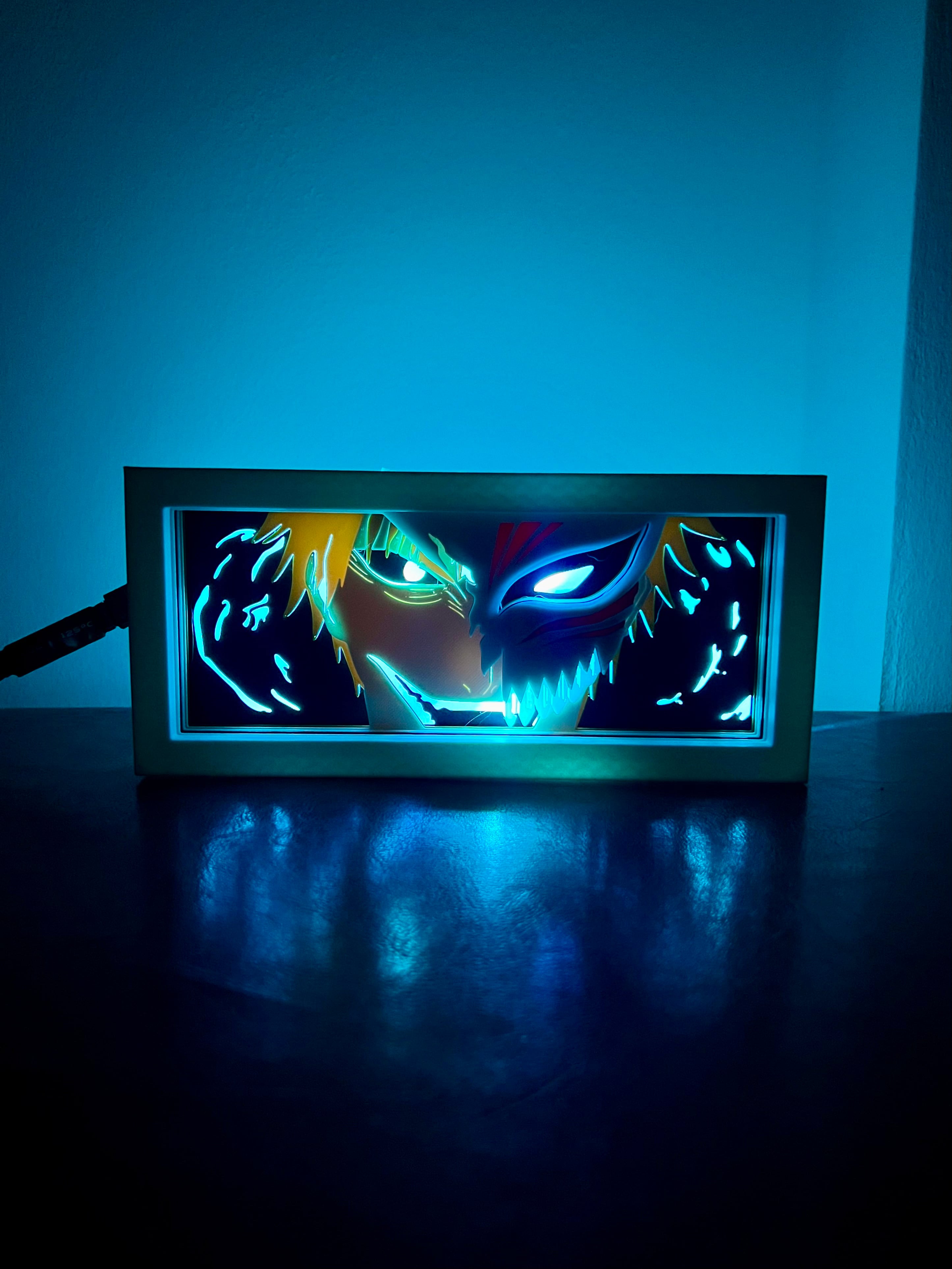 Bleach - Ichigo Hollow LED Lightbox 3d model