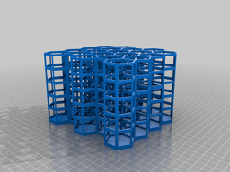 Drawer Cable Storage Hive - Punched 3d model