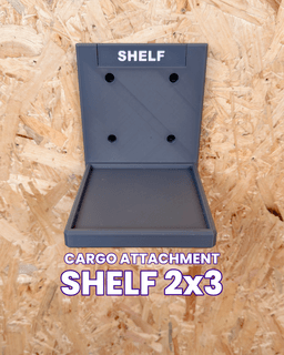 Shelf 2x3 - Cargo Attachment 3d model