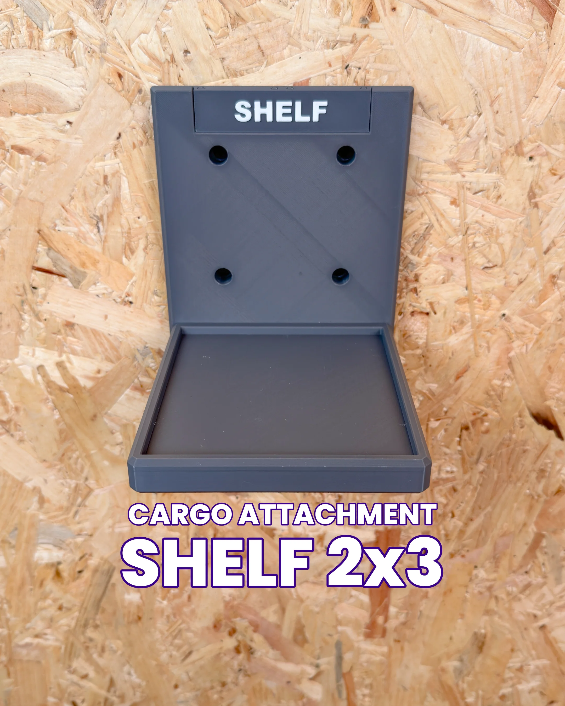 Shelf 2x3 - Cargo Attachment 3d model