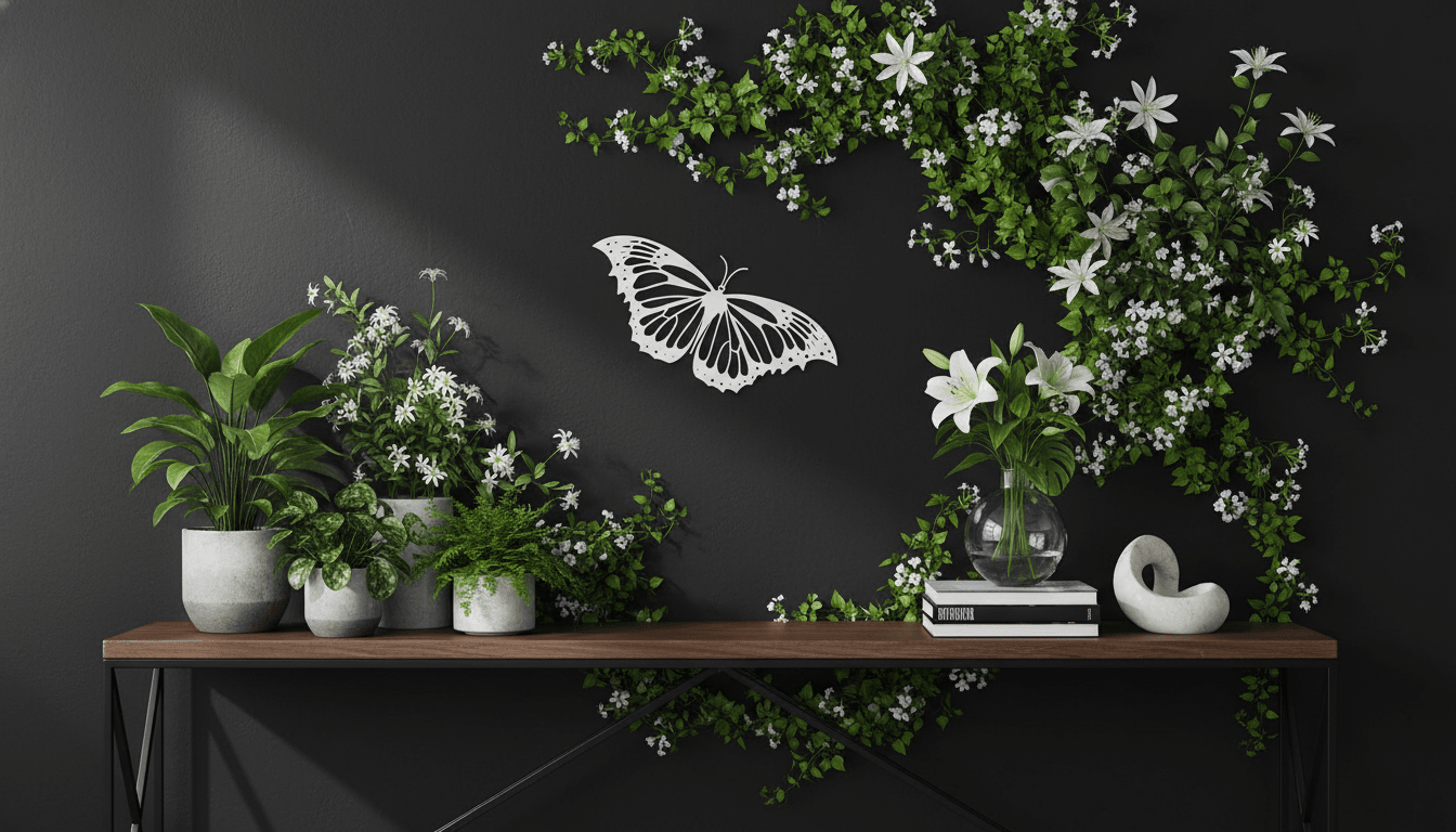 Butterfly Wall Art 3d model