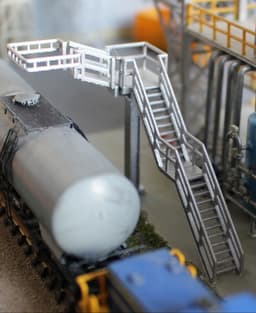 N Scale Tank Car Loading Platform 1 3d model