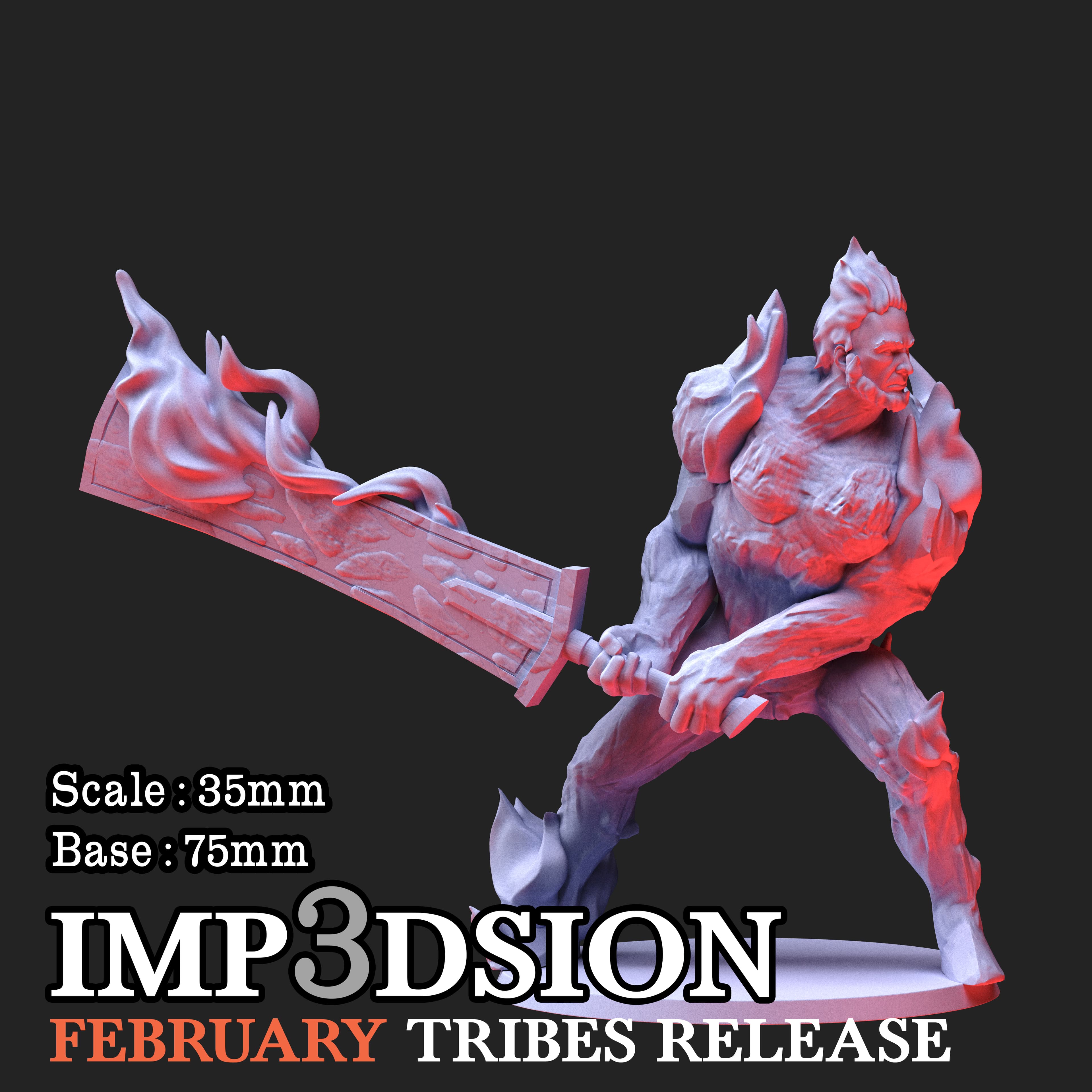 Fire giant 2 3d model
