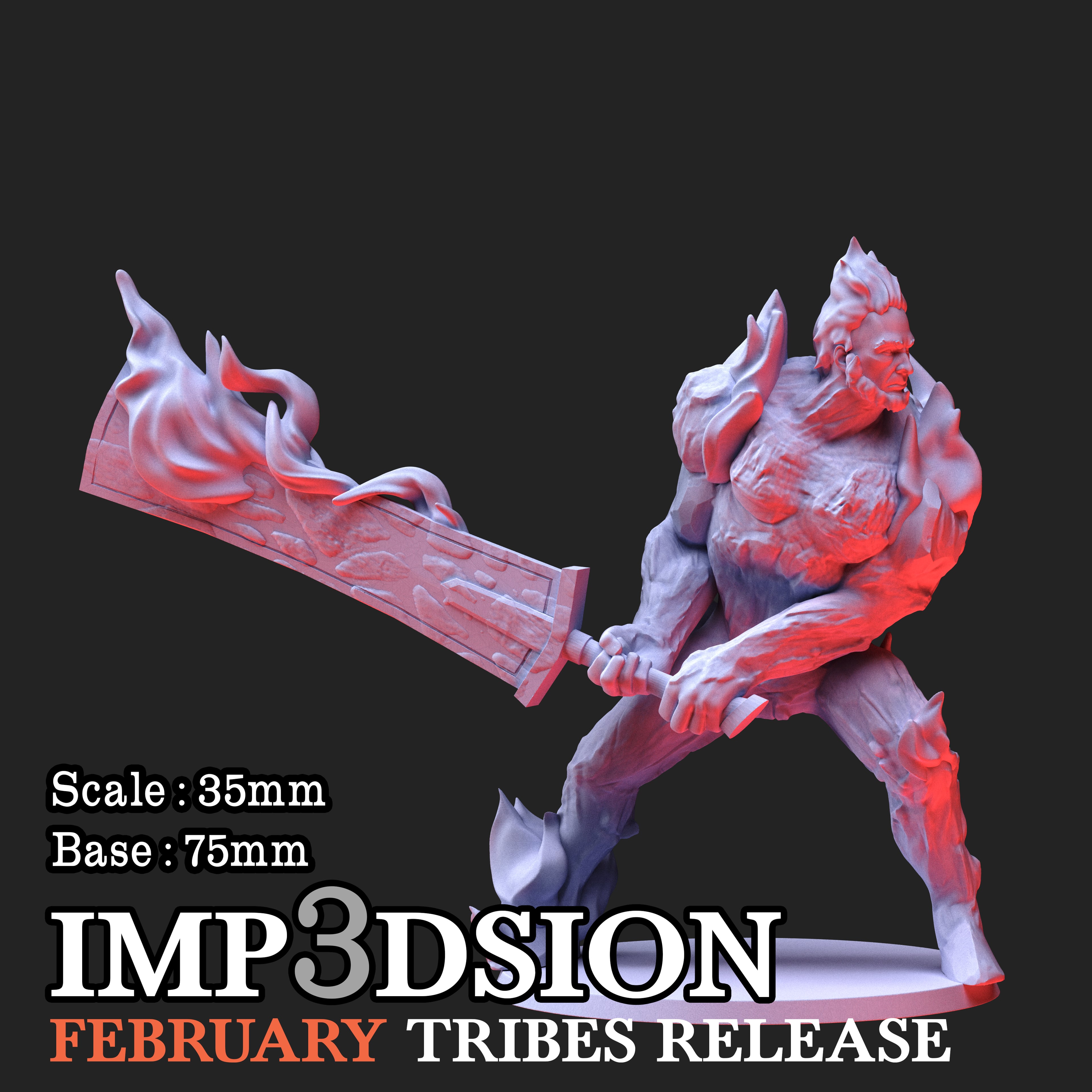 Fire giant 2 3d model