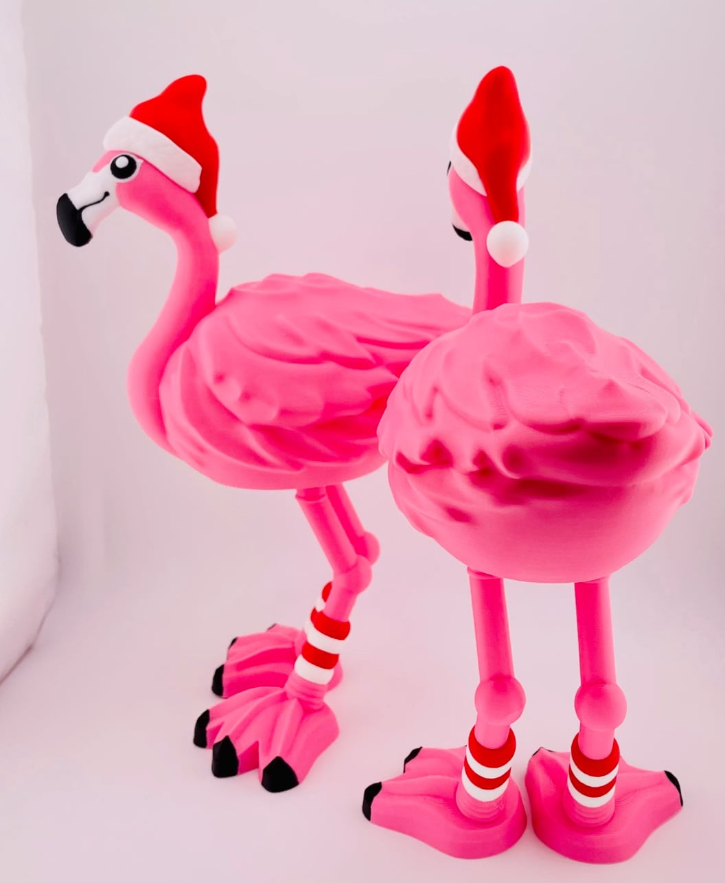 Santa Hat Flamingo 3d model