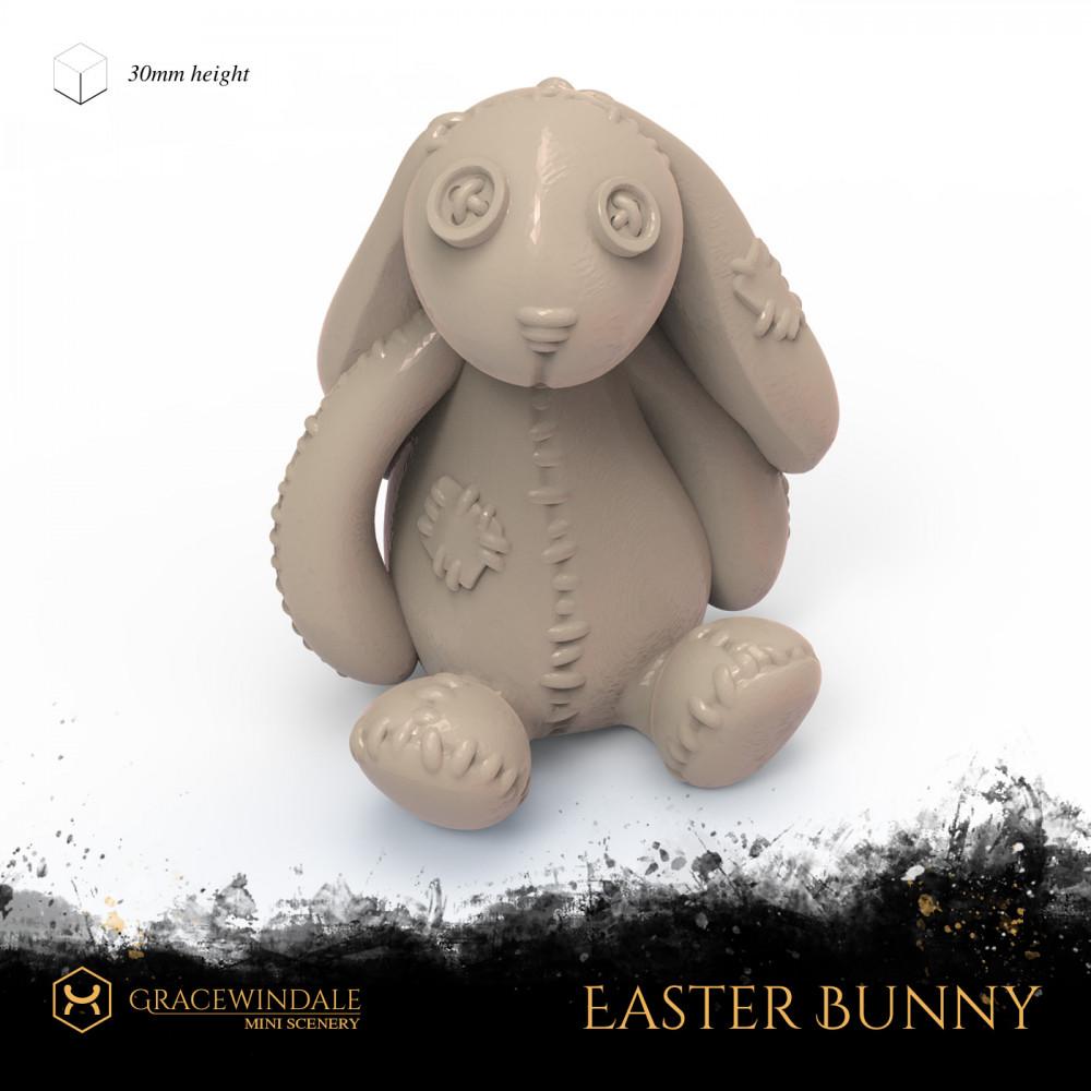 Easter Bunny & Eggs 3d model