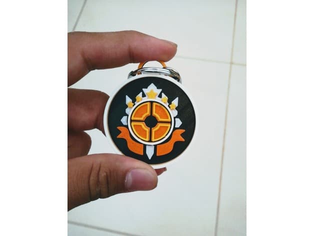 TF2 Logo Keychain 3d model