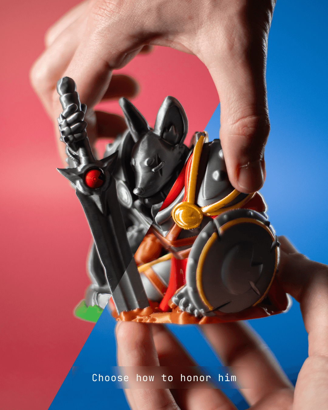 Fallen Hero 3d model