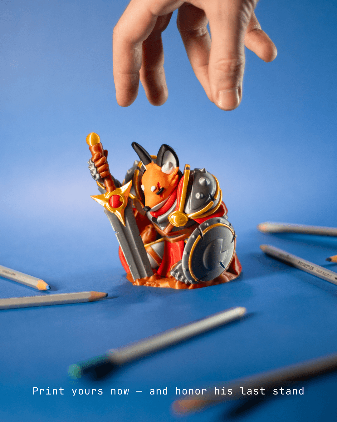 Fallen Hero 3d model