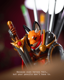 Fallen Hero 3d model