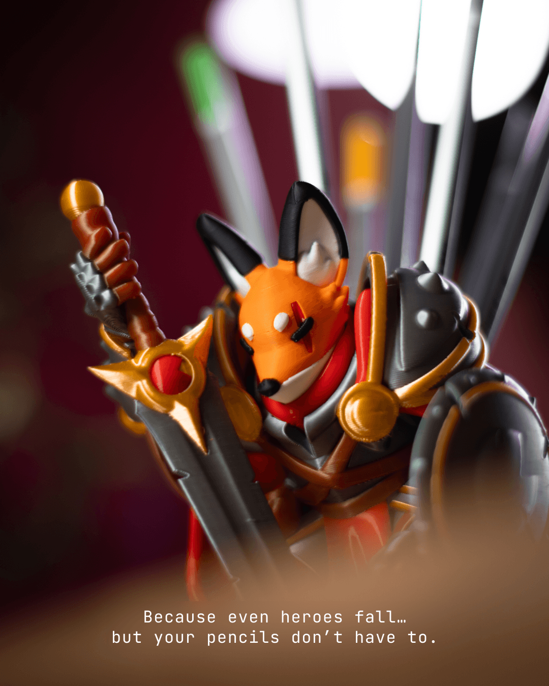 Fallen Hero 3d model
