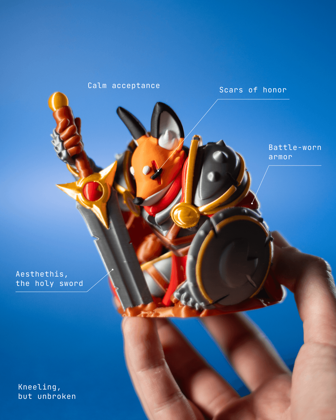 Fallen Hero 3d model