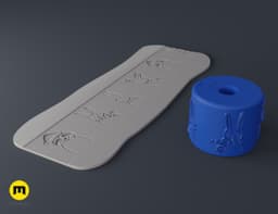 Texture Rollers - Winter #20 3d model