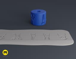 Texture Rollers - Winter #20 3d model
