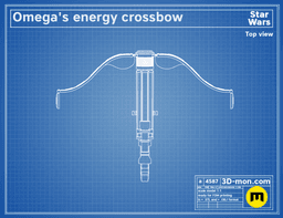 Omega's energy crossbow - Bad Batch 3d model