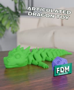 RPG - Articulated Dragon Toy 3d model