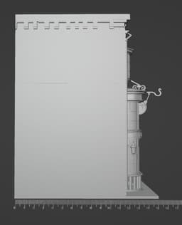 Magic Wand Shop Bookend Split - Commercial License 3d model
