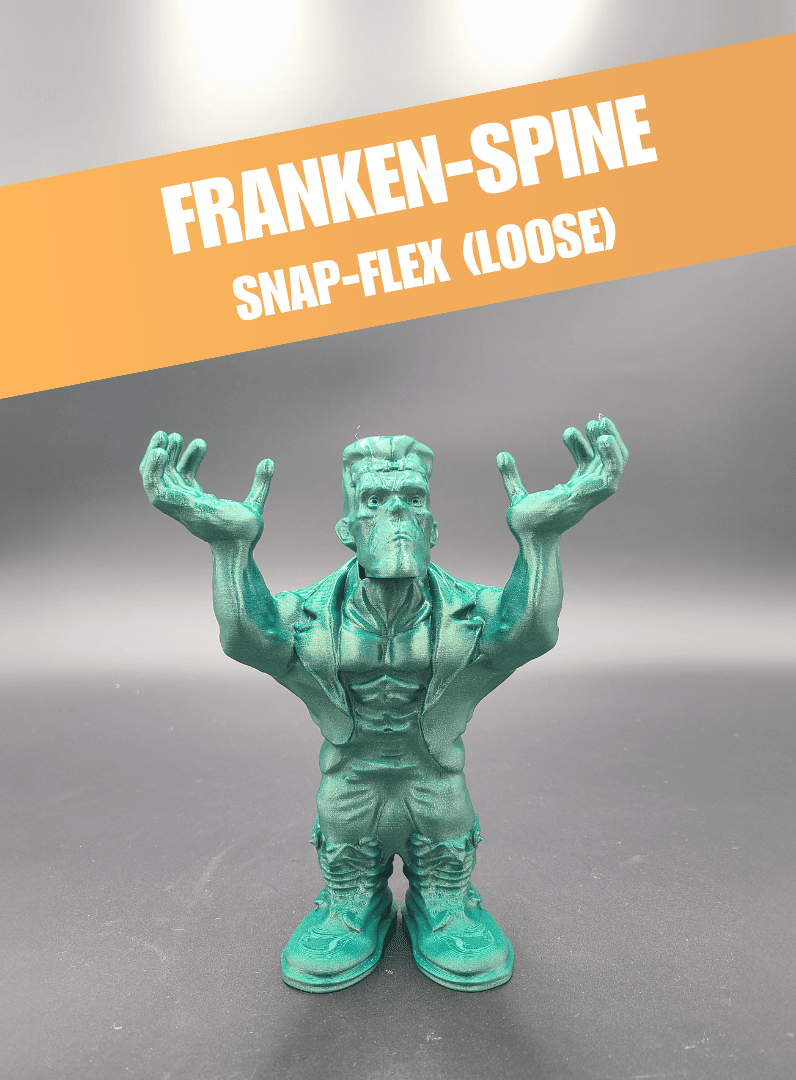 Franken-Spine  - Articulated Snap-Flex Fidget (Loose Joints) 3d model