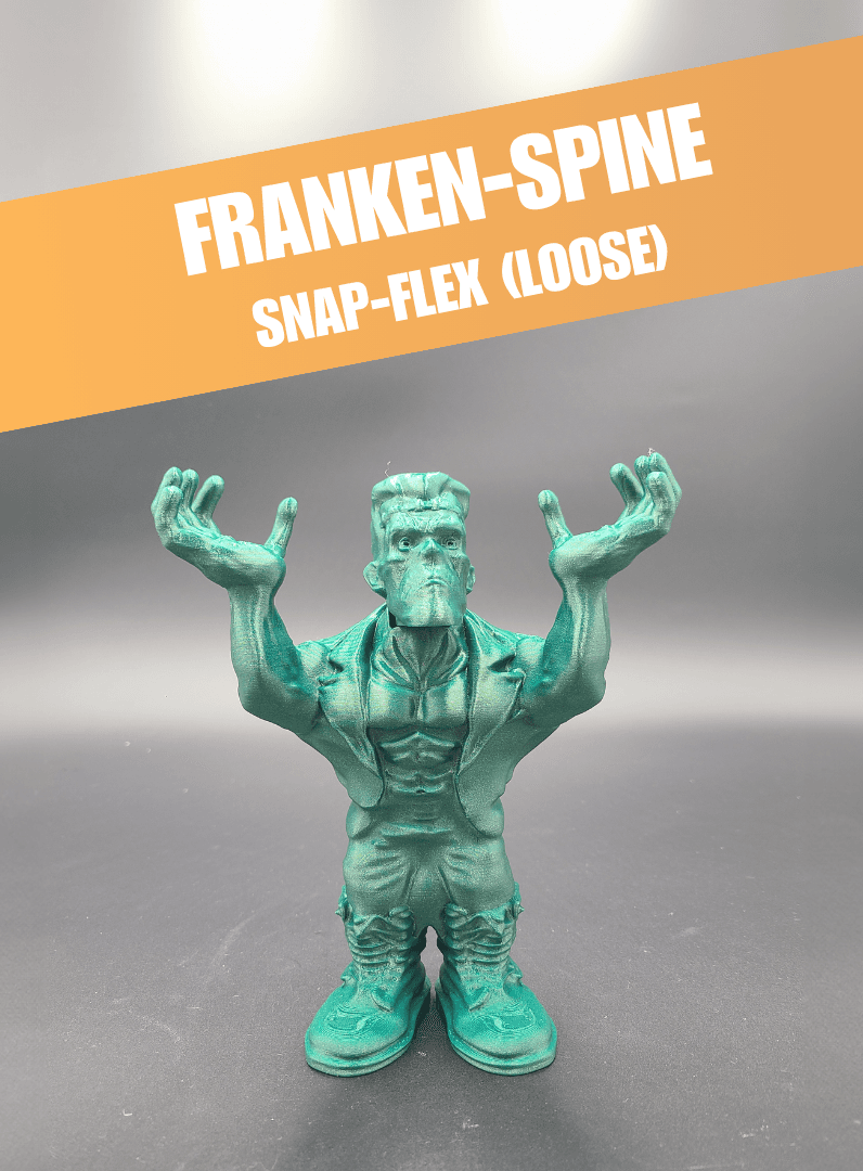 Franken-Spine - Articulated Snap-Flex Fidget (Loose Joints) 3d model