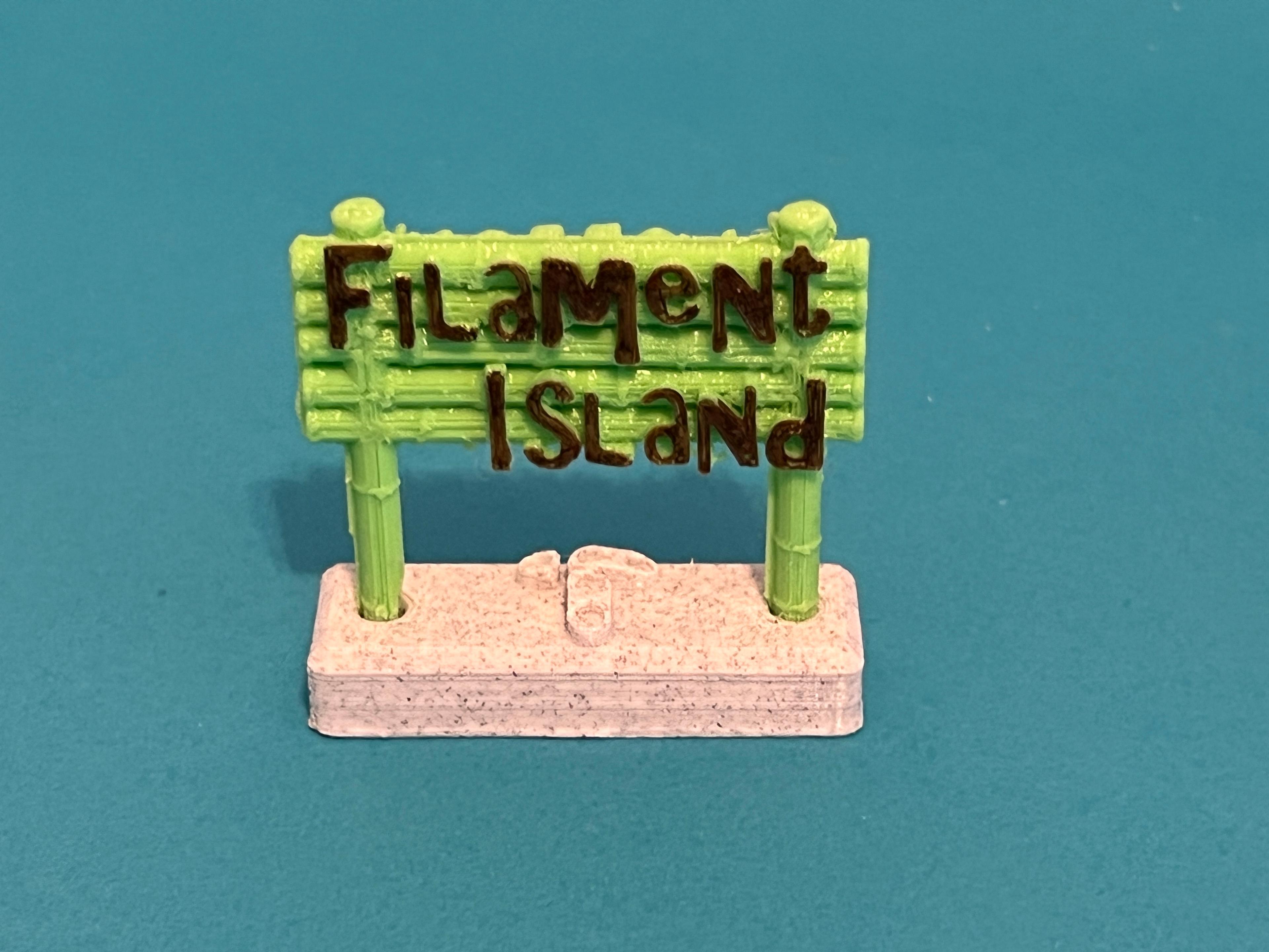 Filament Island 3d model