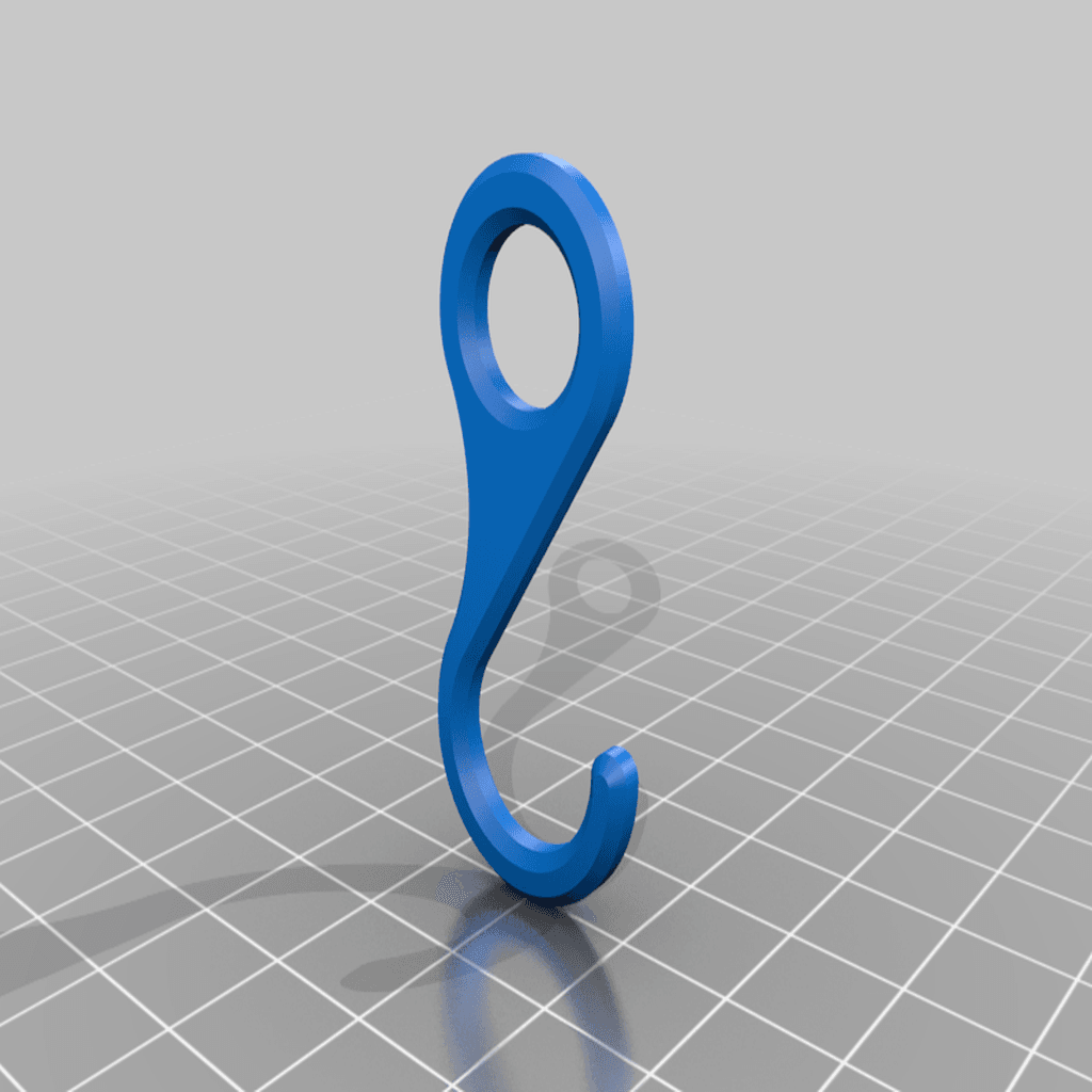 Wall hanger system 3d model