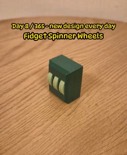 Fidget Roller Toy – Compact 3D Printable Handheld Stress Reliever 3d model