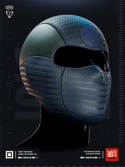 Bullseye's Mask 3d 3D Printer STL 3d model