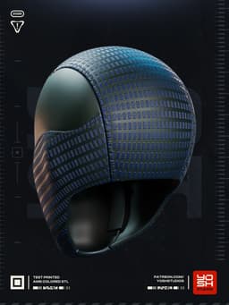 Bullseye's Mask 3d 3D Printer STL 3d model