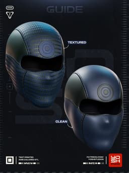 Bullseye's Mask 3d 3D Printer STL 3d model