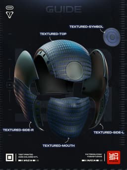 Bullseye's Mask 3d 3D Printer STL 3d model