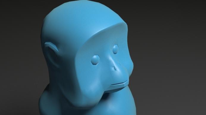 monkey.stl 3d model