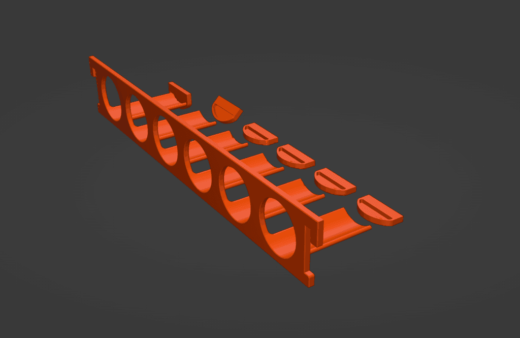 Vallejo Paint Rack | Mods 3d model