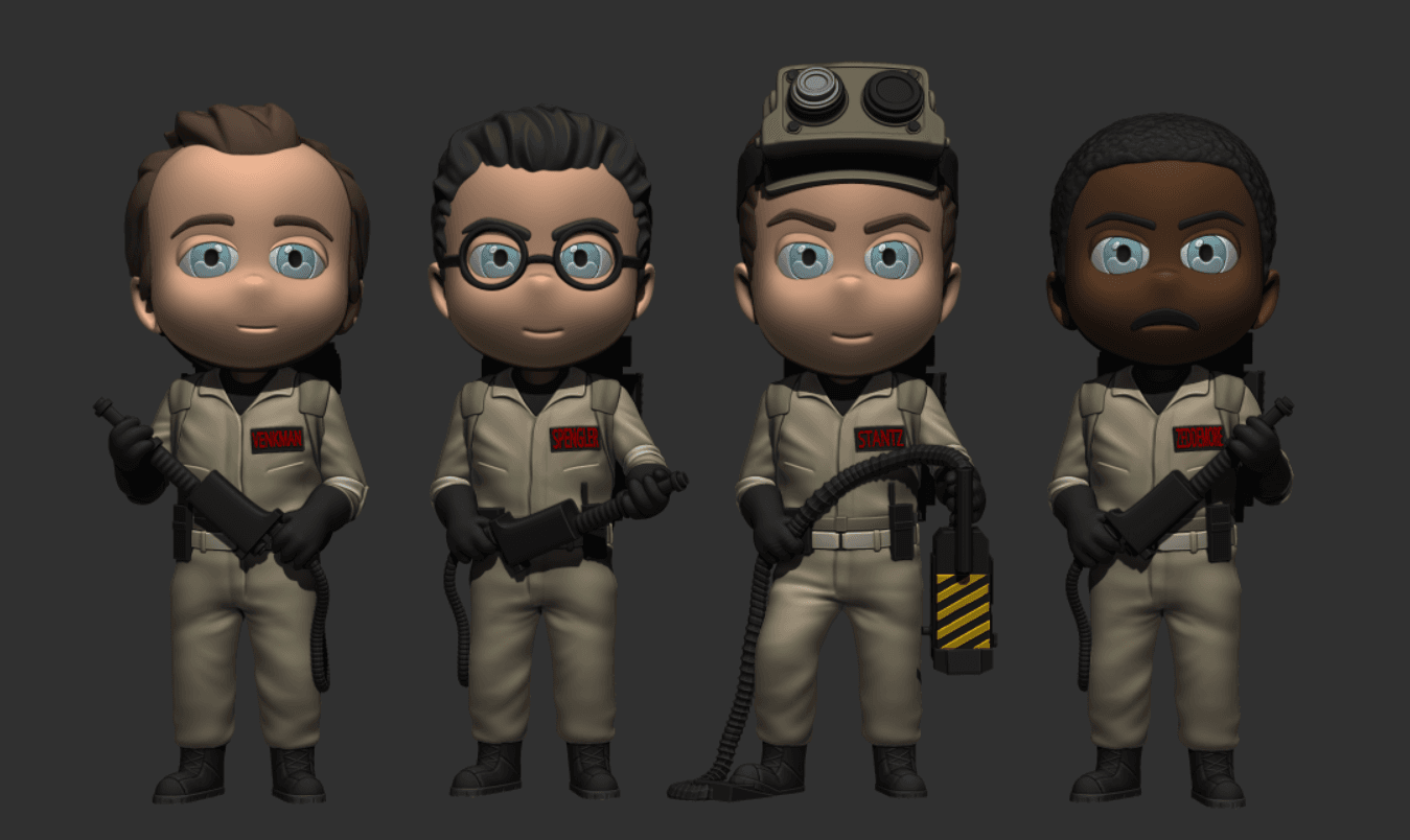 Little Big head- Stantz (Ghostbusters) *With Goggles* 3d model