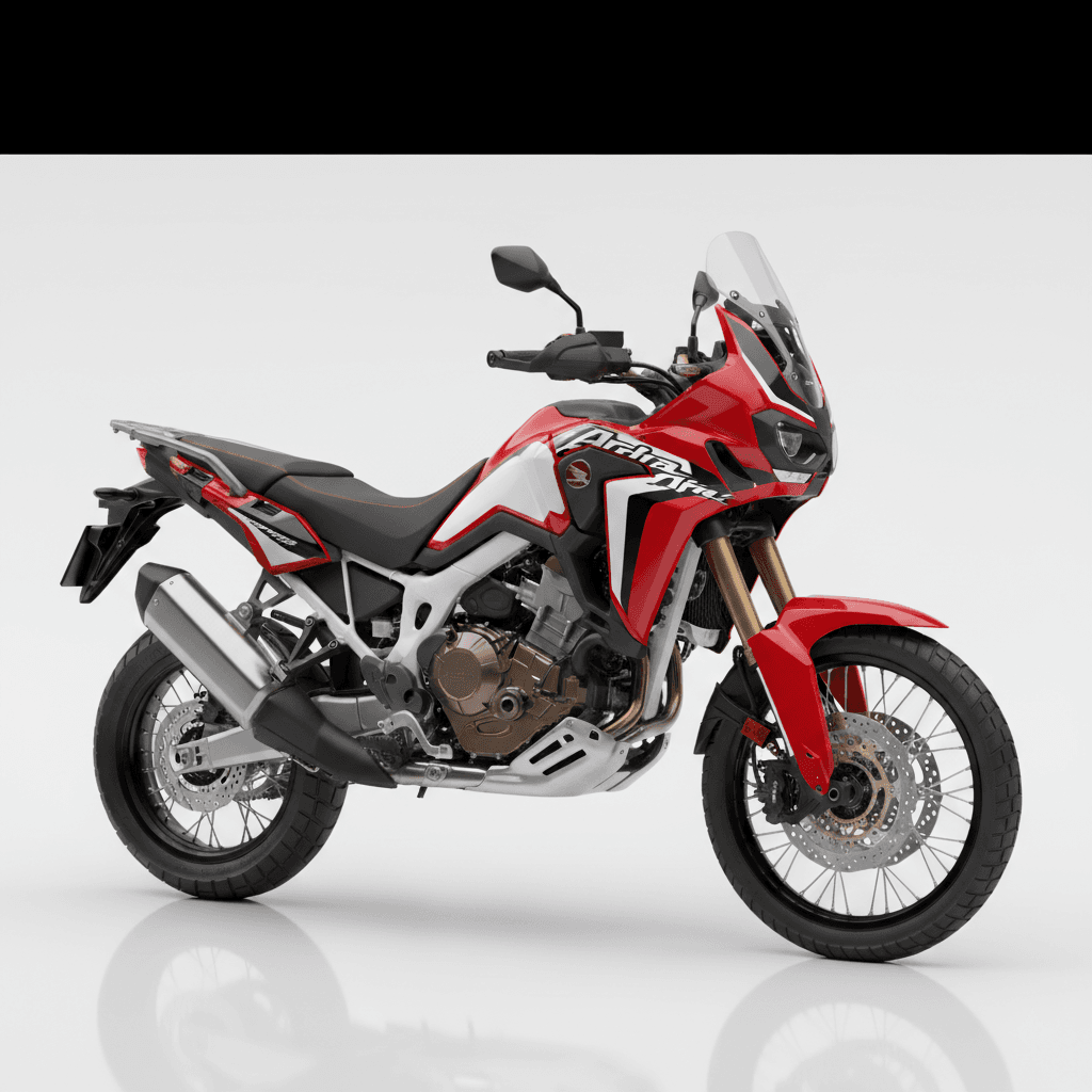 Honda CRF1100L AfricaTwin Adventure Motorcycle 3d model