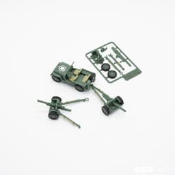 37mm Gun M3 for the Jeep Kit Card 3d model